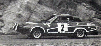 Anthony (Tony) Pond - Fred Gallagher
22º Tour de Corse 1978. Triumph TR7 V8 (SJW 540S). Abandonó por el embrague en SS1 Saint Florent - Pietra Moneta de 27.80 Km.

Del 4 al 5 de Noviembre, Ajaccio, Francia.
Superficie: asfalto.

El Rally tenia un total de 1166 km de los que 533 km divididos en 10 tramos, eran especiales.

En esta edición hab­ian 4 tramos de casi 100 Km
SS3 Le Fango - St Sauveur de 85.80 Km
SS5 Moca - Abbazia de 99 Km
SS8 St Antoine - Pont St Lauren de 97.60 Km
SS9 Ponte Nuovo - Pianiccia de 88.20 Km

Tomaron la salida 116 equipos, finalizaron 37.
@
Palabras clave: Tony_Pond;Triumph;TR7;Corse;Corcega;1978