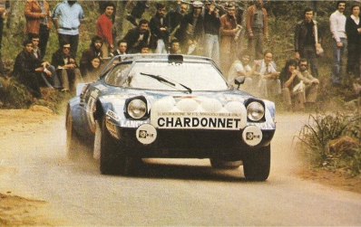 Bernard Darniche - Alain Mahe
12º Rallye de Portugal Vinho do Porto 1978. Lancia Stratos HF (TO N14329). Abandonó al ser excluído (llegó fuera de tiempo OTL) despues de SS13 Afife 1 de 15.60 km.
Chardonnet

Del 19 al 23 de Abril, Estoril, Portugal.
Superficie: asfalto - tierra.

El Rally tenia un total de 2504 km de los que 627 km divididos en 46 tramos eran especiales.

Tomaron la salida 112 equipos, finalizaron 20.@
Palabras clave: Lancia;Stratos;Portugal;1978
