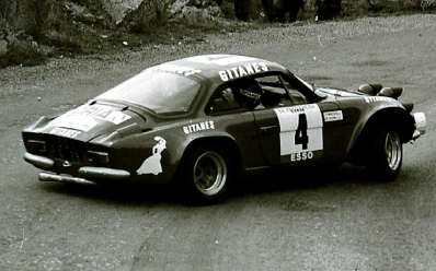 Jean-Pierre Manzagol - Jean-Francois Filippi
22º Tour de Corse 1978. Alpine-Renault A110 1800 (301 G 2B). Abandonò por el diferencial del coche en SS5 Moca - Abbazia de 99.00 km.

Del 4 al 5 de Noviembre, Ajaccio, Francia.
Superficie: asfalto.

El Rally tenia un total de 1166 km de los que 533 km divididos en 10 tramos, eran especiales.

En esta edición hab­ian 4 tramos de casi 100 Km
SS3 Le Fango - St Sauveur de 85.80 Km
SS5 Moca - Abbazia de 99 Km
SS8 St Antoine - Pont St Lauren de 97.60 Km
SS9 Ponte Nuovo - Pianiccia de 88.20 Km

Tomaron la salida 116 equipos, finalizaron 37.
@
Palabras clave: ;Renault;Alpine;Corse;Corcega;1978