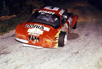 Jean-Pierre Manzagol - Jean-Francois Filippi
22º Tour de Corse 1978. Alpine-Renault A110 1800 (301 G 2B). Abandonò por el diferencial del coche en SS5 Moca - Abbazia de 99.00 km.

Del 4 al 5 de Noviembre, Ajaccio, Francia.
Superficie: asfalto.

El Rally tenia un total de 1166 km de los que 533 km divididos en 10 tramos, eran especiales.

En esta edición hab­ian 4 tramos de casi 100 Km
SS3 Le Fango - St Sauveur de 85.80 Km
SS5 Moca - Abbazia de 99 Km
SS8 St Antoine - Pont St Lauren de 97.60 Km
SS9 Ponte Nuovo - Pianiccia de 88.20 Km

Tomaron la salida 116 equipos, finalizaron 37.
@
Palabras clave: ;Renault;Alpine;Corse;Corcega;1978
