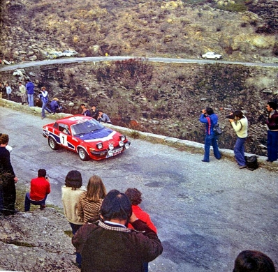 Jean-Luc Therier - Michel Vial
22º Tour de Corse 1978. Triumph TR7 V8 (SJW 548S). Abandonó por la caja de cambios en SS2 Calvi - Le Fango de 31.00 Km.

Del 4 al 5 de Noviembre, Ajaccio, Francia.
Superficie: asfalto.

El Rally tenia un total de 1166 km de los que 533 km divididos en 10 tramos, eran especiales.

En esta edición hab­ian 4 tramos de casi 100 Km
SS3 Le Fango - St Sauveur de 85.80 Km
SS5 Moca - Abbazia de 99 Km
SS8 St Antoine - Pont St Lauren de 97.60 Km
SS9 Ponte Nuovo - Pianiccia de 88.20 Km

Tomaron la salida 116 equipos, finalizaron 37.
@
Palabras clave: ;Triumph;TR7;Corse;Corcega;1978