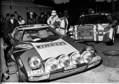 Asistencia durante el 22º Tour de Corse 1978
En el Lancia Stratos HF (TO N98792) de Attilio Bettega - Gianni Vacchetto, abandonó por pinchazos de rueda en SS9 Ponte Nuovo - Pianiccia de 88.20 km.

El Fiat 131 Abarth (TO R17929) es el de Jean-Claude Andruet - Michèle Espinos-Petit (Biche Espinos), clasificado 2º.

Del 4 al 5 de Noviembre, Ajaccio, Francia.
Superficie: asfalto.

El Rally tenia un total de 1166 km de los que 533 km divididos en 10 tramos, eran especiales.

En esta edición hab­ian 4 tramos de casi 100 Km
SS3 Le Fango - St Sauveur de 85.80 Km
SS5 Moca - Abbazia de 99 Km
SS8 St Antoine - Pont St Lauren de 97.60 Km
SS9 Ponte Nuovo - Pianiccia de 88.20 Km

Tomaron la salida 116 equipos, finalizaron 37.
@
Palabras clave: ;Lancia;Stratos;Corse;Corcega;1978