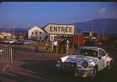 Bernard Béguin - Willy Huret
46º Rallye Automobile de Monte-Carlo 1978. Porsche 911 Carrera RS 3.0 (5396 EJ 93). Abandonó por la caja de cambios en SS9 Pont du Fosse de 22 Km.

Del 21 al 27 de Enero, Monte-Carlo.
Superficie: asfalto - nieve.

El Rally tenia un total de 4600 km de los que 570 km divididos en 29 tramos eran especiales (5 de ellas fueron canceladas SS8 Col du Fanget de 10 Km, SS10 Serre Chevalier de 10 Km, SS11 Col du Lautaret de 15 Km, SS14 Saint Pierreville de 16 Km y SS15 Burzet de 44 Km).

Se inscribieron 231 equipos, tomaron la salida 216, finalizaron 129.@ 
Palabras clave: Porsche;Montecarlo;1978