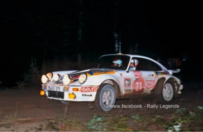 Henri Toivonen - Juha Paajanen
28º Jyväskylän Suurajot - Rally of the 1000 Lakes 1978. Porsche 911 SC (R-AS 975). Abandonó por motor en SS10 Avus de 7.80 Km.

Del 25 al 27 de Agosto, Jyväskylä, Finlandia.
Superficie: tierra.

El Rally tenia un total de 1397.70 km de los que 367.20 km divididos en 45 tramos eran especiales.

Se inscribieron 109 equipos, tomaron la salida 108, finalizaron 55.@
Palabras clave: Henri_Toivonen;Porsche;Finlandia;1978