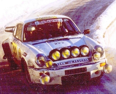 Christian Lunel - Bernard Rostand
46º Rallye Automobile de Monte-Carlo 1978. Porsche 911 Carrera RS 3.0 (9240 GD 13). Abandonó por motor en SS6 Peira Cava de 19.00 km.

Del 21 al 27 de Enero, Monte-Carlo.
Superficie: asfalto - nieve.

El Rally tenia un total de 4600 km de los que 570 km divididos en 29 tramos eran especiales (5 de ellas fueron canceladas SS8 Col du Fanget de 10 Km, SS10 Serre Chevalier de 10 Km, SS11 Col du Lautaret de 15 Km, SS14 Saint Pierreville de 16 Km y SS15 Burzet de 44 Km).

Se inscribieron 231 equipos, tomaron la salida 216, finalizaron 129.@
Palabras clave: Christian_Lunel;Porsche;Montecarlo;1978;nieve