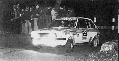 Pio Alonso - Pol Varela
26º Rallye Costa Brava 1978. Ford Fiesta 1300. Abandonó.
Del 17 al 19 de Febrero.
Superficie: asfalto - tierra con 339.40 km cronometrados.
Tomaron la salida 88 equipos, finalizaron 25.@
Palabras clave: Ford;Fiesta;Costa_Brava;Catalunya;1978