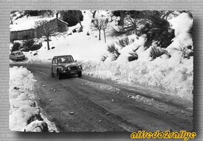Michel Peyret - Jean-Jacques Cornelli
46º Rallye Automobile de Monte-Carlo 1978. Citröen Dyane 6 (5519). Abandonó.

Del 21 al 27 de Enero, Monte-Carlo.
Superficie: asfalto - nieve.

El Rally tenia un total de 4600 km de los que 570 km divididos en 29 tramos eran especiales (5 de ellas fueron canceladas SS8 Col du Fanget de 10 Km, SS10 Serre Chevalier de 10 Km, SS11 Col du Lautaret de 15 Km, SS14 Saint Pierreville de 16 Km y SS15 Burzet de 44 Km).

Se inscribieron 231 equipos, tomaron la salida 216, finalizaron 129.@
Palabras clave: Citroen;Dyane;Montecarlo;1978;nieve