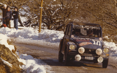Michel Peyret - Jean-Jacques Cornelli
46º Rallye Automobile de Monte-Carlo 1978. Citröen Dyane 6 (5519). Abandonó.

Del 21 al 27 de Enero, Monte-Carlo.
Superficie: asfalto - nieve.

El Rally tenia un total de 4600 km de los que 570 km divididos en 29 tramos eran especiales (5 de ellas fueron canceladas SS8 Col du Fanget de 10 Km, SS10 Serre Chevalier de 10 Km, SS11 Col du Lautaret de 15 Km, SS14 Saint Pierreville de 16 Km y SS15 Burzet de 44 Km).

Se inscribieron 231 equipos, tomaron la salida 216, finalizaron 129.@
Palabras clave: Citroen;Dyane;Montecarlo;1978
