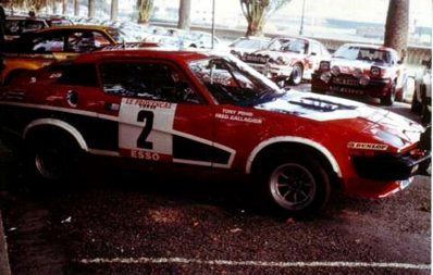 Anthony (Tony) Pond - Fred Gallagher
22º Tour de Corse 1978. Triumph TR7. Abandonò por el embrague en SS1 Saint Florent - Pietra Moneta de 27.80 Km.
El Rally tenia un total de 1166 km de los que 533 km divididos en 10 tramos, eran especiales.
Tomaron la salida 116 equipos, finalizaron 37.
En esta ediciòn habà­an 4 tramos de casi 100 Km. SS3 Le Fango - St Sauveur de 85.80 Km, SS5 Moca - Abbazia de 99 Km, SS8 St Antoine - Pont St Lauren de 97.60 Km y SS9 Ponte Nuovo - Pianiccia de 88.20 Km.@
Palabras clave: Tony_Pond;Triumph;TR7;Corse;Corcega;1978