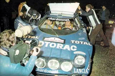 Bernard Darniche - Alain Mahé
23º Tour de Corse 1979. Lancia Stratos HF (TO R06880). Clasificado 1º.
Team Chardonnet

Del 2 al 4 de Noviembre, Ajaccio, Córcega, Francia.
Superficie: asfalto.

El Rally tenia un total de 2040.00 km de los que 1128.90 km divididos en 22 tramos eran especiales.

Se inscribieron 125 equipos, tomaron la salida 112, finalizaron 14.@
Palabras clave: Lancia;Stratos;Corcega;1979;Corse