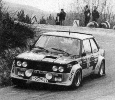 Antonio Zanini Sans - Juan-Jose Petisco
10º Rally Albena / Zlatni Piassatzi / Bulgaria 1979. Fiat 131 Abarth (B-2528-CV). Clasificado 1º.

Del 7 al 9 de Abril.
Superficie: asfalto.

El Rally constaba de 45 tramos cronometrados.
Desconocemos de cuantos kilómetros tanto totales como especiales constaba la prueba.

Tomaron la salida 83 equipos, finalizaron 36.@
Palabras clave: ;Juan-Jose_Petisco;Albena;Zlatni;Bulgaria;Fiat;Abarth;1979