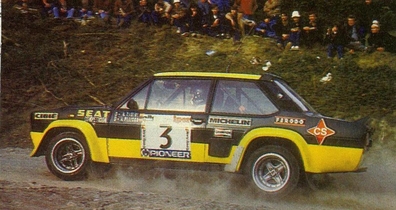 Antonio Zanini Sans - Juan Jose Petisco
9º Rally 4 Regioni 1979. Fiat 131 Abarth (B-2525-CV). Clasificado 2º.

Del 18 al 20 de Mayo.
El rally constaba de dos etapas y 32 tramos cronometrados.

Tomaron la salida 183 equipos, finalizaron 63.@
Palabras clave: ;Fiat;Abarth;Regioni;1979
