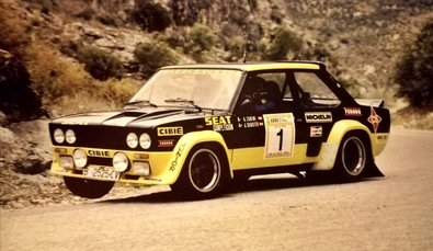 Antonio Zanini Sans - Jordi Sabater
27º Rallye de España RACE 1979. Fiat 131 Abarth 131 Gr.4 (B-2525-CV) SEAT Competición. Clasificado 3º.

Málaga acogió por primera vez el Rally RACE - Vino de Jerez
Del 19 al 21 de Octubre, Málaga, España.
Superficie: asfalto - tierra.

Tomaron la salida 52 equipos, finalizaron 19.
@
Palabras clave: Antonio_Zanini;Jordi_Sabater;Race;Fiat;Abarth;1979