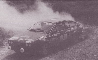 Mauro Pregliasco - Vittorio Reisoli
12º Rallye dell'Isola d'Elba 1979. Alfa Romeo Alfetta GTV, Clasificado 3º.

Del 26 al 28 de Abril.
Superficie: tierra.

Desconocemos de cuantos kilómetros tanto totales como cronometrados constaba la prueba.

Tomaron la salida 190 equipos, finalizaron 62.@
Palabras clave: Mauro_Pregliasco;Vittorio_Reisoli;Elba;Alfa;Romeo;1979;Alfetta;GTV