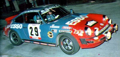 Alain Coppier - Josepha Laloz
23º Tour de Corse 1979. Porsche 911 SC (6905 RQ 34). Clasificado 4º.

Del 2 al 4 de Noviembre, Ajaccio, Córcega, Francia.
Superficie: asfalto.
El Rally tenia un total de 2040.00 km de los que 1128.90 km divididos en 22 tramos eran especiales.
Se inscribieron 125 equipos, tomaron la salida 112, finalizaron 14.@
Palabras clave: ;Porsche;Corse;Corcega;1979