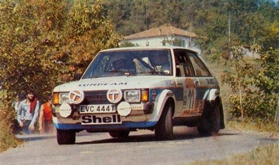 Anthony (Tony) Pond - Ian Grindrod
21º Rally de Sanremo 1979. Talbot Sunbeam Lotus (EVC 444T). Clasificado 4º.

Del 1 al 7 de Octubre, Sanremo, Imperia, Liguria, Italia.
Superficie: asfalto - tierra.

El Rally tenia un total de 2941.00 km de los que 962.00 km divididos en 74 tramos eran especiales.

Se inscribieron 72 equipos, tomaron la salida 67, finalizaron 26.@
Palabras clave: Tony_Pond;Ian_Grindrod;Talbot;Sunbeam;Lotus;Sanremo;1979