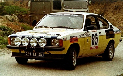 Bernard Picone - Robert Cianelli
23º Tour de Corse 1979. Opel Kadett GT/E (291 AN 2A). Clasificado 6º.

Del 2 al 4 de Noviembre, Ajaccio, Córcega, Francia.
Superficie: asfalto.

El Rally tenia un total de 2040.00 km de los que 1128.90 km divididos en 22 tramos eran especiales.

Se inscribieron 125 equipos, tomaron la salida 112, finalizaron 14.@
Palabras clave: Opel;Kadett;GT/E;Corse;Corcega;1979