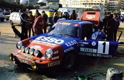 Jean-Pierre Nicolas - Jean Todt
47º Rallye Automobile de Monte-Carlo 1979. Porsche 911 Carrera RS 3.0 (5336 RM 34). Clasificado 6º.

Del 20 al 26 de Enero, Monte-Carlo.
Superficie: asfalto - nieve - hielo.

El Rally tenia un total de 2554.00 km de los que 619.00 km divididos en 30 tramos eran especiales (1 de ellos fue cancelado SS13 St Barthelemy de 19 Km).

Se inscribieron 255 equipos, tomaron la salida 233, finalizaron 84.@
Palabras clave: ;Jean_Todt;Porsche;Montecarlo;1979;Asistencias