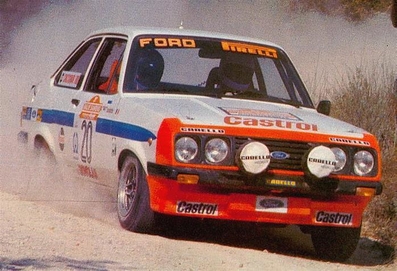 Angelo Presotto - Massimo (Max) Sghedoni
21º Rally de Sanremo 1979. Ford Escort RS 2000 MKII (Roma V09984). Clasificado 7º.

Del 1 al 7 de Octubre, Sanremo, Imperia, Liguria, Italia.
Superficie: asfalto - tierra.

El Rally tenia un total de 2941.00 km de los que 962.00 km divididos en 74 tramos eran especiales.

Se inscribieron 72 equipos, tomaron la salida 67, finalizaron 26.@
Palabras clave: Ford;Escort;Sanremo;1979
