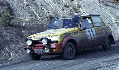 Jean Ragnotti - Jean-Marc Andrie
47º Rallye Automobile de Monte-Carlo 1979. Renault 5 Alpine (5238 JV 76). Clasificado 11º.
Del 20 al 26 de Enero, Monte-Carlo.
Superficie: asfalto - nieve.
El Rally tenia un total de 4840 km de los que 619 km divididos en 30 tramos, eran especiales (1 de ellos fue cancelado SS13 St Barthelemy de 19 Km).
Se inscribieron 255 equipos, tomaron la salida 233, finalizaron 84.@
Palabras clave: ;Renault;R5;Alpine;Montecarlo;1979
