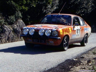 Jean-Louis Colonna - P. Buresi
23º Tour de Corse 1979. Opel Kadett GT/E. Clasificada 13º.

Del 2 al 4 de Noviembre, Ajaccio, Córcega, Francia.
Superficie: asfalto.

El Rally tenia un total de 2040.00 km de los que 1128.90 km divididos en 22 tramos eran especiales.

Se inscribieron 125 equipos, tomaron la salida 112, finalizaron 14.@
Palabras clave: Opel;Kadett;GT/E;Corse;Corcega;1979