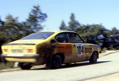 Jean-Jacques Paoletti - Claude Santucci
23º Tour de Corse 1979. Opel Kadett GT/E (S4 CAK 75). Clasificada 14º.

Del 2 al 4 de Noviembre, Ajaccio, Córcega, Francia.
Superficie: asfalto.

El Rally tenia un total de 2040.00 km de los que 1129.00 km divididos en 22 tramos, eran especiales.

Se inscribieron 125 equipos, tomaron la salida 112, finalizaron 14.@
Palabras clave: Opel;Kadett;GT/E;Corse;Corcega;1979