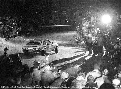 Klaus Fritzinger - Günther Schons
47º Rallye Automobile de Monte-Carlo 1979. Toyota Celica 2000 GT (K-UZ 594). Clasificado 14º.

Del 20 al 26 de Enero, Monte-Carlo.
Superficie: asfalto - nieve.

El Rally tenia un total de 4840 km de los que 619 km divididos en 30 tramos, eran especiales (1 de ellos fue cancelado SS13 St Barthelemy de 19 Km).

Se inscribieron 255 equipos, tomaron la salida 233, finalizaron 84.@
Palabras clave: Toyota;Celica;Montecarlo;1979;nieve;Turini
