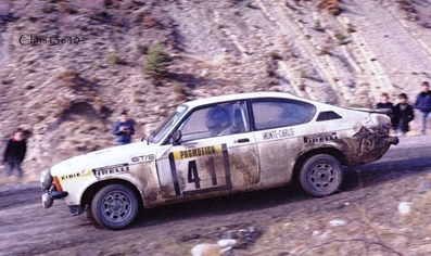 Francis Serpaggi - Dominique Subrini
47º Rallye Automobile de Monte-Carlo 1979. Opel Kadett GT/E (608 AV 2A). Clasificado 15º.

Del 20 al 26 de Enero, Monte-Carlo.
Superficie: asfalto - nieve.

El Rally tenia un total de 4840 km de los que 619 km divididos en 30 tramos, eran especiales (1 de ellos fue cancelado SS13 St Barthelemy de 19 Km).

Se inscribieron 255 equipos, tomaron la salida 233, finalizaron 84.@
Palabras clave: Opel;Kadett;GT/E;Montecarlo;1979