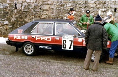 Andrzej Jaroszewicz - Ryszard Zyszkowski
47º Rallye Automobile de Monte-Carlo 1979. FSO Polonez 2000 (WAS 534B). Clasificado 53º.

Del 20 al 26 de Enero, Monte-Carlo.
Superficie: asfalto - nieve.

El Rally tenia un total de 4840 km de los que 619 km divididos en 30 tramos, eran especiales (1 de ellos fue cancelado SS13 St Barthelemy de 19 Km).

Se inscribieron 255 equipos, tomaron la salida 233, finalizaron 84.@
Palabras clave: FSO;Polonez;Montecarlo;1979