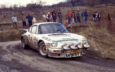 Nicolas Koob - Win Jacoby
47º Rallye Automobile de Monte-Carlo 1979. PPorsche 911 Carrera RS 3.0 (865). Clasificado 85º.

Del 20 al 26 de Enero, Monte-Carlo.
Superficie: asfalto - nieve.

El Rally tenia un total de 4840 km de los que 619 km divididos en 30 tramos, eran especiales (1 de ellos fue cancelado SS13 St Barthelemy de 19 Km).

Se inscribieron 255 equipos, tomaron la salida 233, finalizaron 84.@
Palabras clave: Porsche;Montecarlo;1979