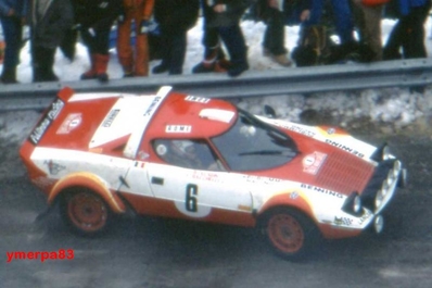 Fulvio Bacchelli - Bruno Scabini
47º Rallye Automobile de Monte-Carlo 1979. Lancia Stratos HF (TO N98792). Clasificado 88º.

Del 20 al 26 de Enero, Monte-Carlo.
Superficie: asfalto - nieve - hielo.

El Rally tenia un total de 2554.00 km de los que 619.00 km divididos en 30 tramos eran especiales (1 de ellos fue cancelado SS13 St Barthelemy de 19 Km).

Se inscribieron 255 equipos, tomaron la salida 233, finalizaron 84.@
Palabras clave: ;Lancia;Stratos;Montecarlo;1979