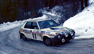 G. di Nicola -  Jacky Bourdin
47º Rallye Automobile de Monte-Carlo 1979. Fiat Ritmo 75. Clasificado 126º.

Del 20 al 26 de Enero, Monte-Carlo.
Superficie: asfalto - nieve.

El Rally tenia un total de 4840 km de los que 619 km divididos en 30 tramos, eran especiales (1 de ellos fue cancelado SS13 St Barthelemy de 19 Km).

Se inscribieron 255 equipos, tomaron la salida 233, finalizaron 84.@
Palabras clave: Fiat;Ritmo;Montecarlo;1979;Nieve