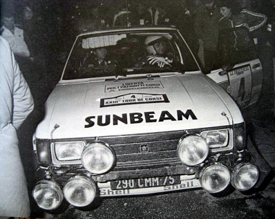 Jean-Pierre Nicolas - Jean Todt
23º Tour de Corse 1979. Talbot Sunbeam Lotus (290 CMM 75). Abandonó por accidente en SS2 Pisciatello - Stillicione de 31.40 Km.

Del 2 al 4 de Noviembre, Ajaccio, Córcega, Francia.
Superficie: asfalto.

El Rally tenia un total de 2040.00 km de los que 1129.00 km divididos en 22 tramos, eran especiales.

Se inscribieron 125 equipos, tomaron la salida 112, finalizaron 14.@
Palabras clave: ;Jean_Todt;Talbot;Sunbeam;Lotus;Corse;Corcega;1979
