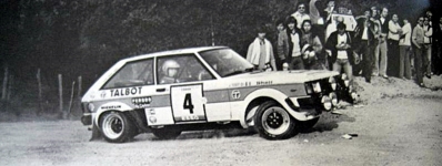 Jean-Pierre Nicolas - Jean Todt
23º Tour de Corse 1979. Talbot Sunbeam Lotus (290 CMM 75). Abandonó por accidente en SS2 Pisciatello - Stillicione de 31.40 Km.

Del 2 al 4 de Noviembre, Ajaccio, Córcega, Francia.
Superficie: asfalto.

El Rally tenia un total de 2040.00 km de los que 1129.00 km divididos en 22 tramos eran especiales.

Se inscribieron 125 equipos, tomaron la salida 112, finalizaron 14.@
Palabras clave: ;Jean_Todt;Talbot;Sunbeam;Lotus;Corse;Corcega;1979