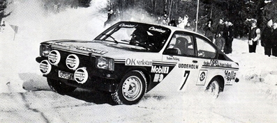 Anders Kullang - Bruno Berglund
29º International Suecia Rally 1979. Opel Kadett GT/E (GG-DY 914). Abandonó por motor en SS24 Haljebyn - Stomme 2 de 58.60 km.

Del 16 al 18. de Febrero, Karlstad, Suecia.
Superficie: nieve - hielo. 

El Rally tenia un total de 1,445.00 Km de los que 630.00 Km divididos en 38 tramos eran especiales.

Se inscribieron 113 equipos, tomaron la salida 113, finalizaron 39.@
Palabras clave: ;Opel;Kadett;GT/E;Suecia;1979;Nieve