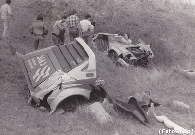 Fabrizio Tabaton - Marco Genovesi
21º Rally de Sanremo 1979. Lancia Stratos HF (GE 714317). Abandonó por accidente en SS3 Carpasio - 1.

Del 1 al 7 de Octubre, Sanremo, Imperia, Liguria, Italia.
Superficie: asfalto - tierra.

El Rally tenia un total de 2941.00 km de los que 962.00 km divididos en 74 tramos eran especiales.

Se inscribieron 72 equipos, tomaron la salida 67, finalizaron 26.

© Alberto Anam
@
Palabras clave: ;Lancia;Stratos;Sanremo;1979;Crash
