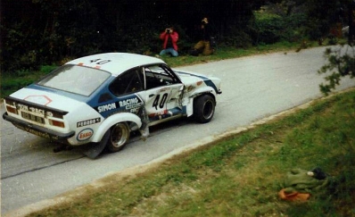 Yves Loubet - Jean-Francois Alemany
23º Tour de Corse 1979. Opel Kadett GT/E. Abandonó por accidente en SS14 Calvi - Evisa de 101.10 km

Del 2 al 4 de Noviembre, Ajaccio, Córcega, Francia.
Superficie: asfalto.

El Rally tenia un total de 2040.00 km de los que 1128.90 km divididos en 22 tramos eran especiales.

Se inscribieron 125 equipos, tomaron la salida 112, finalizaron 14.@
Palabras clave: Yves_Loubet;Opel;Kadett;GT/E;Corse;Corcega;1979