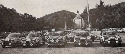 Parque Cerrado del 23º Tour de Corse 1979
Prueba 10 de 12

Del 2 al 4 de Noviembre, Ajaccio, Córcega, Francia.
Superficie: asfalto.

El Rally tenia un total de 2040.00 km de los que 1128.90 km divididos en 22 tramos eran especiales.

Se inscribieron 125 equipos, tomaron la salida 112, finalizaron 14.
Palabras clave: Peugeot;Ford;Escort;Corse;Corcega;1979