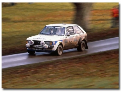 Henri Toivonen - Paul White
29º Lombard Rac Rally 1980. Talbot Lotus Sunbeam (KKV 444V). Clasificado 1º.

Henri tenía 24 años.
Esta victoria supuso entre otras cosas ser el piloto mas joven en ganar una prueba del Mundial de Rallyes, record que mantuvo en su poder durante 28 años, hasta que su compatriota Jari-Matti Latvala le superó al ganar el Rallye de Suecia 2008 con sus 22 años y 313 días.

Del 16 al 19 de Noviembre, Bath, Inglaterra.
Superficie: asfalto - tierra.

El Rally tenia un total de 2896 km de los que 708.09 km divididos en 70 tramos eran especiales, (3 de ellas fueron canceladas SS10 Kilburn de 3.06 Km, SS18 Guisborough de 7.24 Km y SS19 Ingleby de 4.02 Km).

Se inscribieron 150 equipos. tomaron la salida 142, finalizaron 48.@
Palabras clave: Henri_Toivonen;Paul_White;Talbot;Sunbeam;Lotus;Gran_Bretaña;1980;RAC_Rally