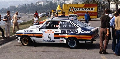 Ari Vatanen - David Richards
22º Rally Sanremo 1980. Ford Escort RS1800 MKII (PLY 829W). Clasificado 2º.
Rothmans Rally Team

Del 6 al 11 de Octubre, Sanremo, Imperia, Liguria, Italia.
Superficie: asfalto - tierra.

El Rally tenia un total de 2868 km de los que 821 km divididos en 51 tramos eran especiales, (2 de ellas fueron canceladas SS7 y SS8).

Se inscribieron 88 equipos, tomaron la salida 77, finalizaron 19.@
Palabras clave: Ford;Escort;MKII;Sanremo;1980;MKII