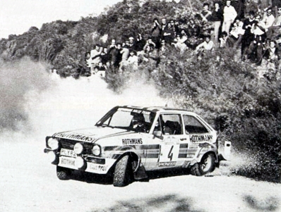 Ari Vatanen - David Richards
22º Rally Sanremo 1980. Ford Escort RS1800 MKII (PLY 829W). Clasificado 2º.
Rothmans Rally Team

Del 6 al 11 de Octubre, Sanremo, Imperia, Liguria, Italia.
Superficie: asfalto - tierra.

El Rally tenia un total de 2868 km de los que 821 km divididos en 51 tramos eran especiales, (2 de ellas fueron canceladas SS7 y SS8).

Se inscribieron 88 equipos, tomaron la salida 77, finalizaron 19.@
Palabras clave: Ford;Escort;MKII;Sanremo;1980;MKII
