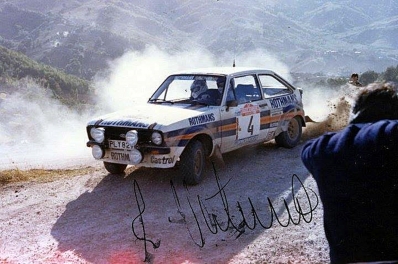 Ari Vatanen - David Richards
22º Rally Sanremo 1980. Ford Escort RS1800 MKII (PLY 829W). Clasificado 2º.
Rothmans Rally Team

Del 6 al 11 de Octubre, Sanremo, Imperia, Liguria, Italia.
Superficie: asfalto - tierra.

El Rally tenia un total de 2868 km de los que 821 km divididos en 51 tramos eran especiales, (2 de ellas fueron canceladas SS7 y SS8).

Se inscribieron 88 equipos, tomaron la salida 77, finalizaron 19.@
Palabras clave: Ford;Escort;MKII;Sanremo;1980;MKII