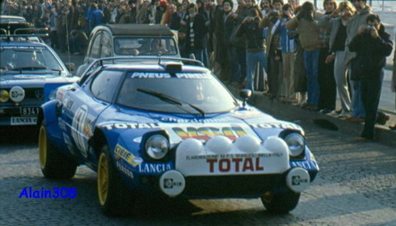 Bernard Darniche - Alain Mahé
48º Rallye Automobile de Monte-Carlo 1980. Lancia Stratos HF (TO R06880). Clasificado 2º.
Team Chardonnet

Del 19 al 25 de Enero, Monte-Carlo.
Superficie: asfalto - nieve.

El Rally tenia un total de 3063.30 km de los que 695.30 km divididos en 33 tramos eran especiales, (4 de ellas fueron canceladas SS17 Pont du Fosse - Romette de 21 Km, SS20 Col du Corobin de 15 Km, SS32 Pont des Miolans - St Auban 2 de 24 Km y SS33 Roquesteron - Boyon 3 de 18 Km).

Se inscribieron 255 equipos, tomaron la salida 237, finalizaron 88.@
Palabras clave: Lancia;Stratos;Montecarlo;1980