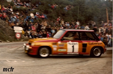 Jean Ragnotti - Jean-Marc Andrié
23º Critérium des Cévennes 1980. Renault 5 Turbo. Clasificado 2º.

Del 22 al 23 de Noviembre, Montpellier.
Superficie: asfalto.

La prueba tenía un total de 716.00 km de los que 417.00 km divididos en 15 tramos eran especiales.

Tomaron la salida 276 equipos, finalizaron 116.@
Palabras clave: ;Criterium_Cevennes;Renault;Turbo;1980