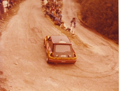 Jean Ragnotti - Jean-Marc Andrié
23º Critérium des Cévennes 1980. Renault 5 Turbo. Clasificado 2º.

Del 22 al 23 de Noviembre, Montpellier.
Superficie: asfalto.

La prueba tenía un total de 716.00 km de los que 417.00 km divididos en 15 tramos eran especiales.

Tomaron la salida 276 equipos, finalizaron 116.@
Palabras clave: ;Criterium_Cevennes;Renault;Turbo;1980