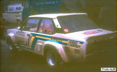 Björn Waldegard - Hans Thorszelius
48º Rallye Automobile de Monte-Carlo 1980. Fiat 131 Abarth (TO R88538). Clasificado 3º.
Fiat Italia

Del 19 al 25 de Enero, Monte-Carlo.
Superficie: asfalto - nieve.

El Rally tenia un total de 3063.30 km de los que 695.30 km divididos en 33 tramos eran especiales, (4 de ellas fueron canceladas SS17 Pont du Fosse - Romette de 21 Km, SS20 Col du Corobin de 15 Km, SS32 Pont des Miolans - St Auban 2 de 24 Km y SS33 Roquesteron - Boyon 3 de 18 Km).

Se inscribieron 255 equipos, tomaron la salida 237, finalizaron 88.@
Palabras clave: Hans_Thorszelius;Fiat;Abarth;Montecarlo;1980