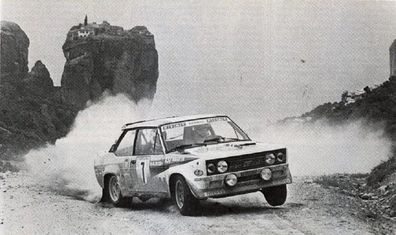 Markku Alén - Ilkka Kivimäki
27º Acropolis Rally 1980. Fiat 131 Abarth (TO R92449). Clasificado 3º.

Del 26 al 29 de Mayo, Atenas, Grecia.
Superficie: tierra.

El Rally tenia un total de 2743.86 km de los que 964 km divididos en 56 tramos eran especiales, (una de ellas fue cancelada SS55 Railway de 9,20 Km).

Se inscribieron 154 equipos, tomaron la salida 148, finalizaron 37.@
Palabras clave: Markku_Alen;Fiat;Abarth;Acropolis;Grecia;1980