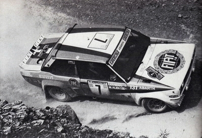 Markku Alén - Ilkka Kivimäki
27º Acropolis Rally 1980. Fiat 131 Abarth (TO R92449). Clasificado 3º.

Del 26 al 29 de Mayo, Atenas, Grecia.
Superficie: tierra.

El Rally tenia un total de 2743.86 km de los que 964 km divididos en 56 tramos eran especiales, (una de ellas fue cancelada SS55 Railway de 9,20 Km).

Se inscribieron 154 equipos, tomaron la salida 148, finalizaron 37.@
Palabras clave: Markku_Alen;Fiat;Abarth;Acropolis;1980