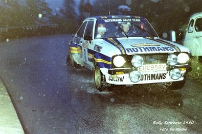 Hannu Mikkola - Arne Hertz
22º Rally Sanremo 1980. Ford Escort RS1800 MKII (EUC 958V). Clasificado 3º.

Del 6 al 11 de Octubre, Sanremo, Imperia, Liguria, Italia.
Superficie: asfalto - tierra.

El Rally tenia un total de 2868 km de los que 821 km divididos en 51 tramos eran especiales, (2 de ellas fueron canceladas SS7 y SS8).

Se inscribieron 88 equipos, tomaron la salida 77, finalizaron 19.

© By Roche.
@
Palabras clave: Hannu_Olavi_Mikkola;Ford;Escort;MKII;Sanremo;1980;MKII