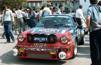 Antonio Zanini Sans - Jordi Sabater
39º Tour France Automobile 1980. Porsche 911 SC (5105 RB 34). Clasificado 4º.
Alméras / Esso

Del 17 al 20 de Septiembre, Villeurbanne, Auvernia-Ródano-Alpes, Lyon y Nice, Provenza-Alpes-Costa Azul, Francia.
Superficie: asfalto. 

El Rally tenía un total de 2622.00 km de los que 770.00 km eran cronometrados.  No sabemos en cuantos tramos especiales se dividían éstos 770.00 km.

Tomaron la salida 80 equipos, finalizaron 33.@
Palabras clave: ;Porsche;SC;Francia;1980;Tour_France_Automobile